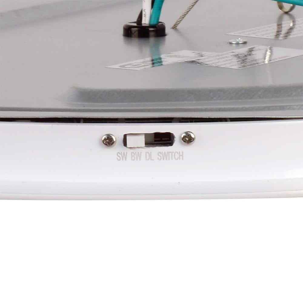  Commercial Electric 15" White LED adjustable 1650 Lum Round Flat Ceiling Light