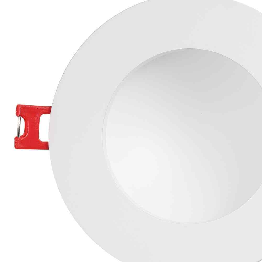 Commercial Electric Low Glare LED 4" Adjustable Temp Canless Recessed Light 