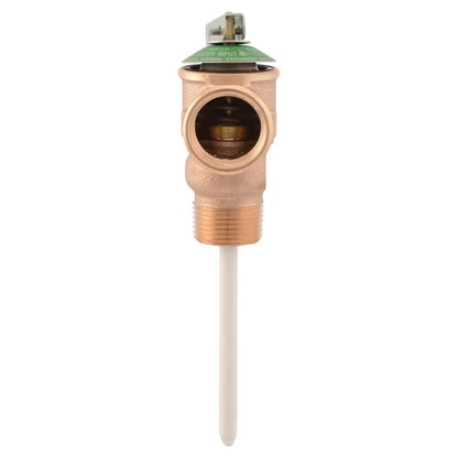 Cash Acme 3/4 in. Bronze NCLX Temperature and Pressure Relief Valve with 1-1/4in