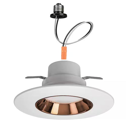 Commercial Electric 5 in./6 in. LED Recessed Light Trim w/ 950 Lumens Dimmable