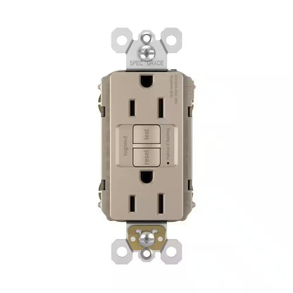 4-PACK Legrand radiant 15A 125V TamperResist GFCI Decorator Duplex Outlet NICKEL