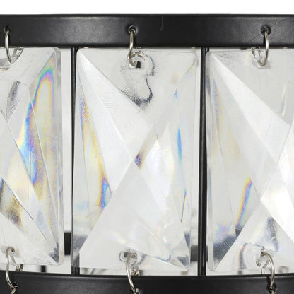 Decor Therapy Hayes 9 in. Bronze Faceted Touch Control Uplight