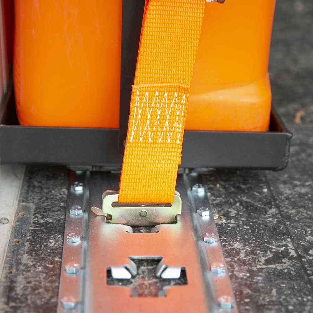 2 in. x 12 ft. 2000 lb Cambuckle Ratchet Strap for X-Track/E-Track Systems 2-pk