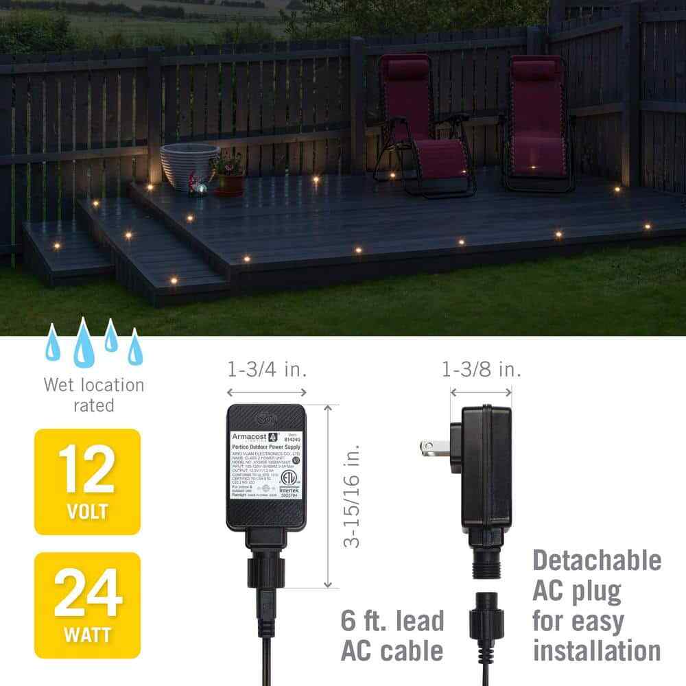 Armacost Lighting Portico Outdoor LED Driver 12-Volt Transformer 814240