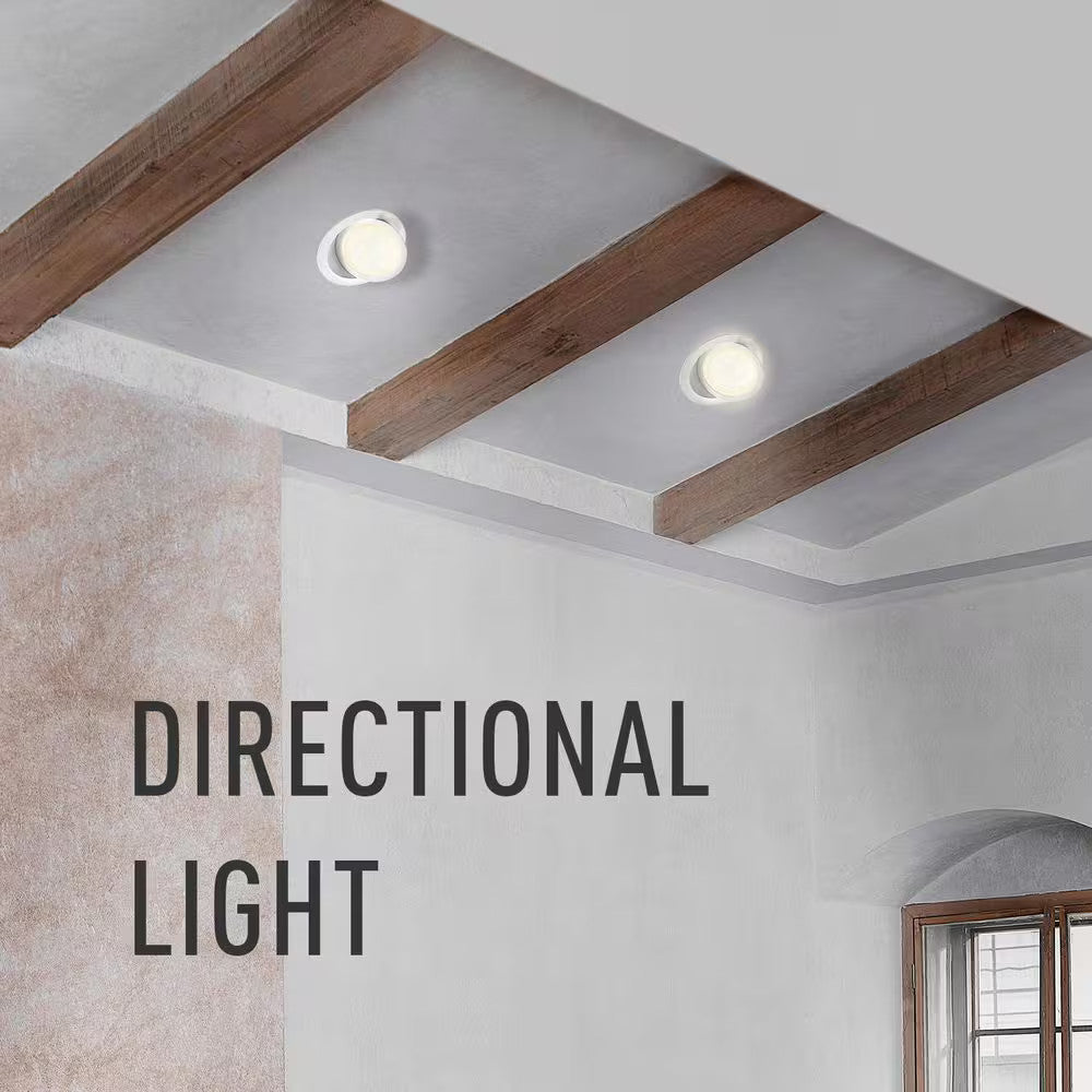 Commercial Electric Ultra Spot CCT Integrated LED 4 in Canless Recessed Light