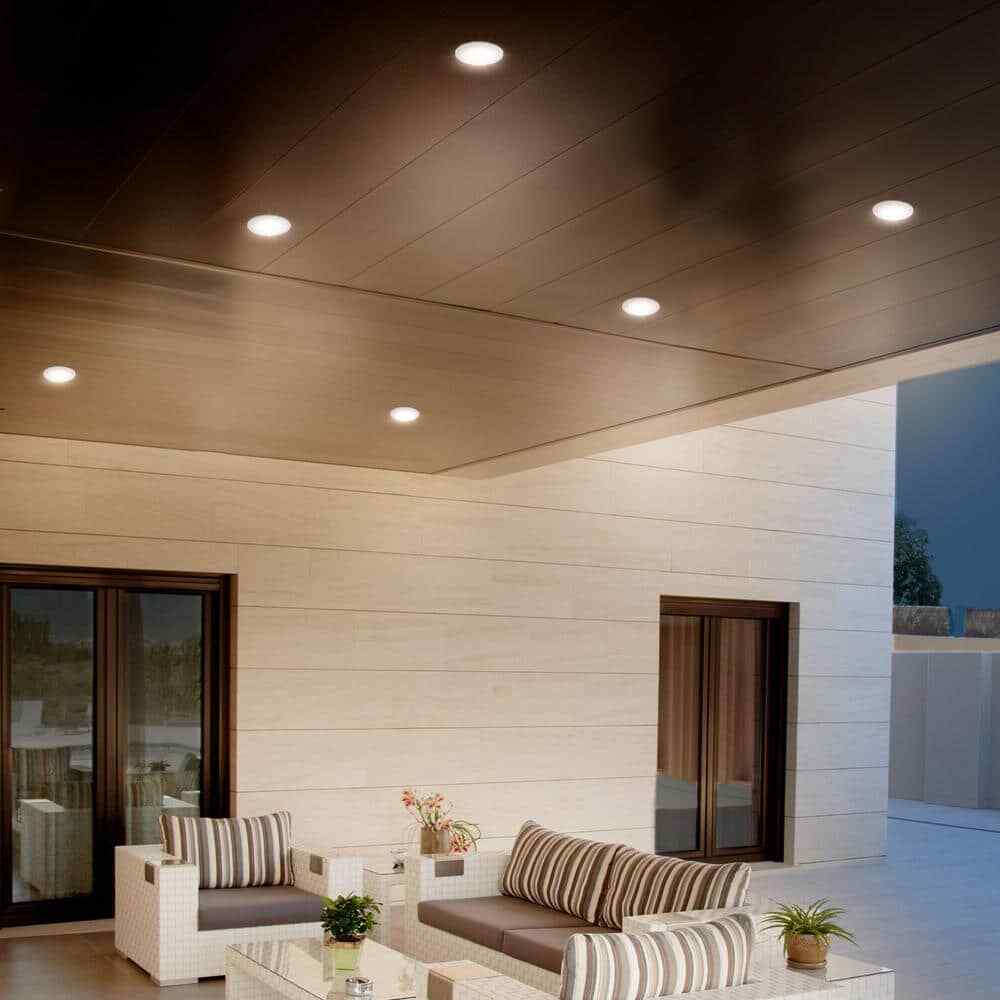 Commercial Electric 6" Pro LED Canless Recessed Light, Adjustable CCT, White