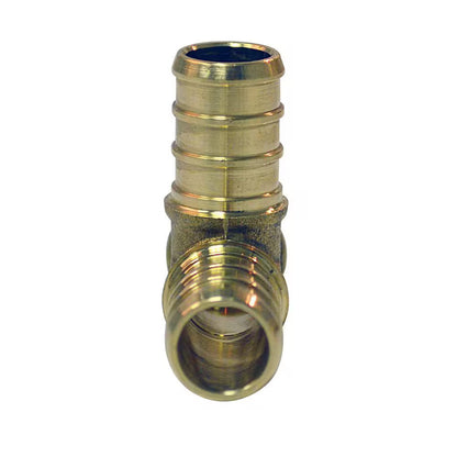 Apollo 1/2 in. Brass PEX-B Barb Tee 10-Pack APXT1210PK