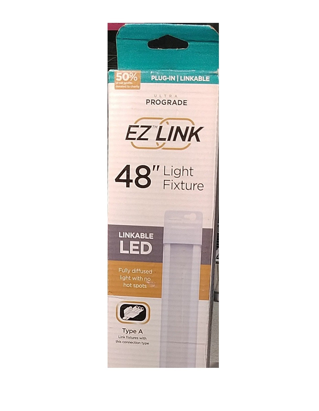 2-PACK ULTRA PROGRADE EZ Link Linkable Plug-in 48" LED White Under Cabinet Light