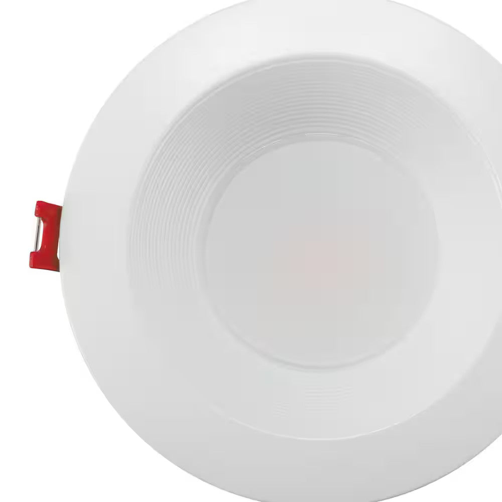 Commercial Electric Ultra Baffle Integrated LED 6 in Round Adj Color Temp, White