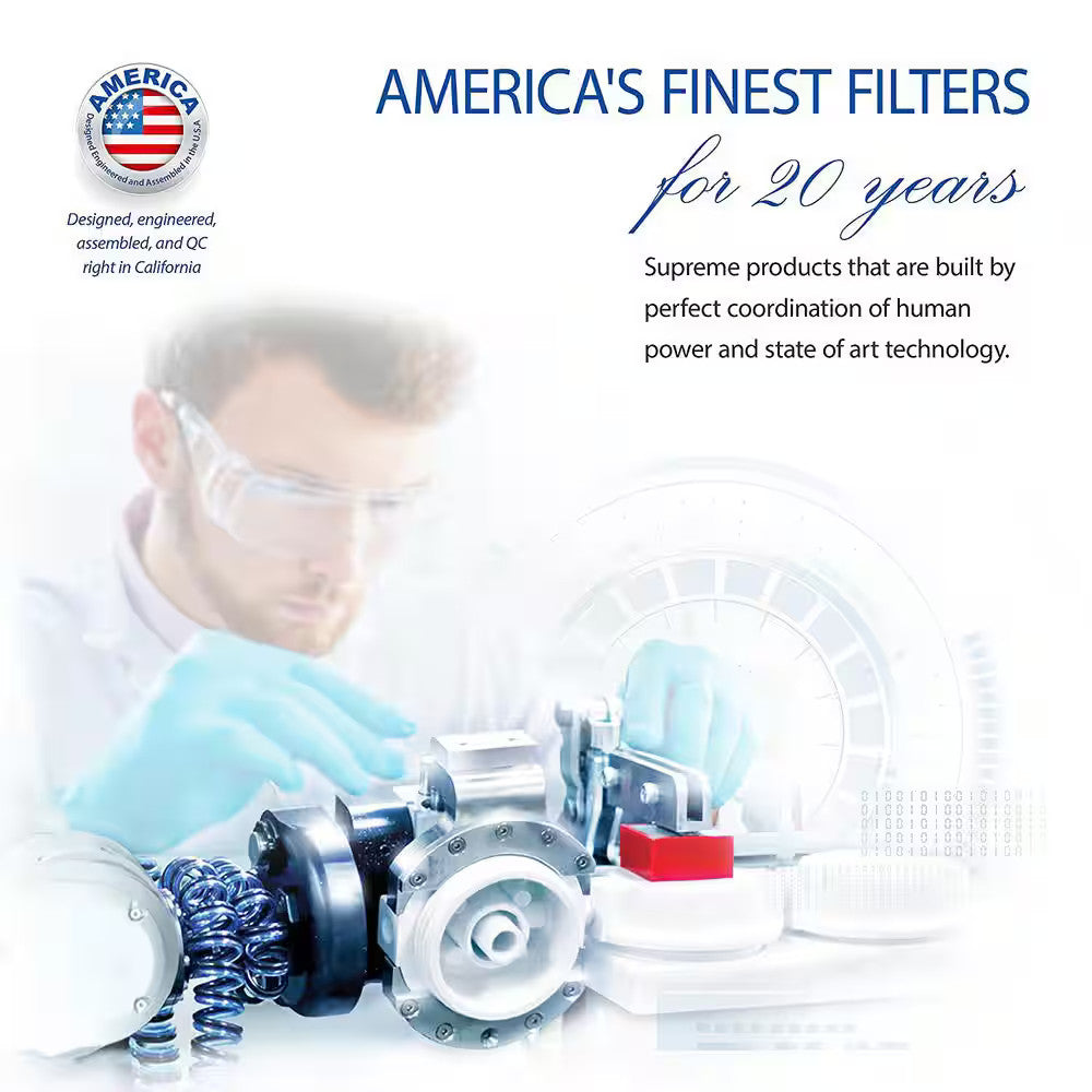 APEC Water Systems Reverse Osmosis 50 GPD Alkaline Water Filtration System