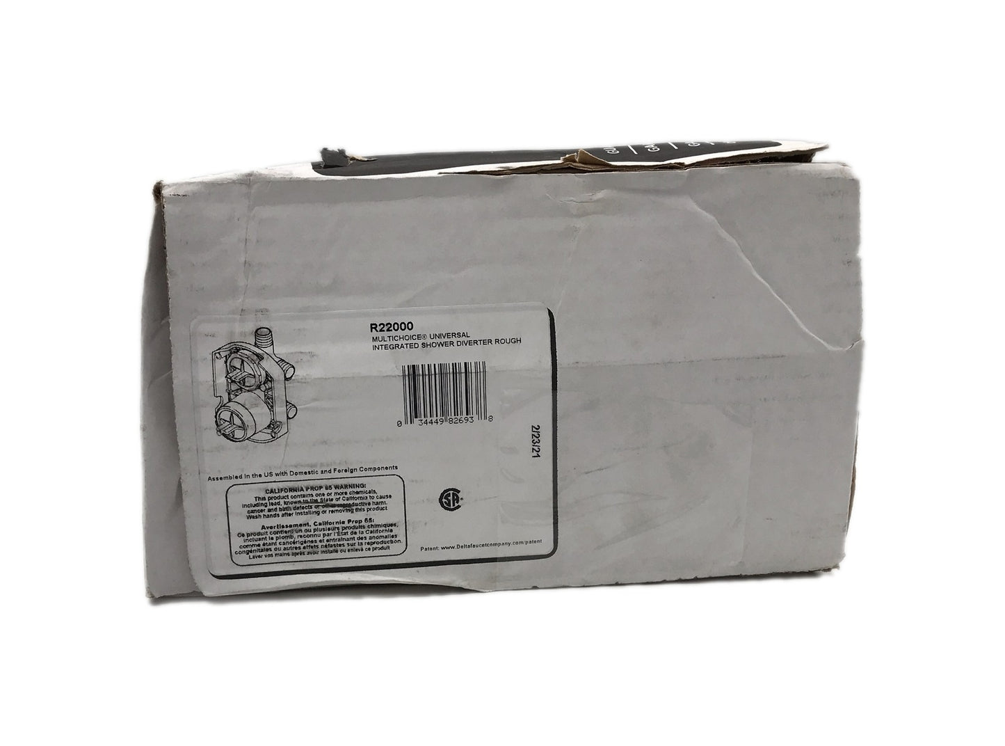 Delta MultiChoice Universal Rough-In Kit with Integrated Diverter