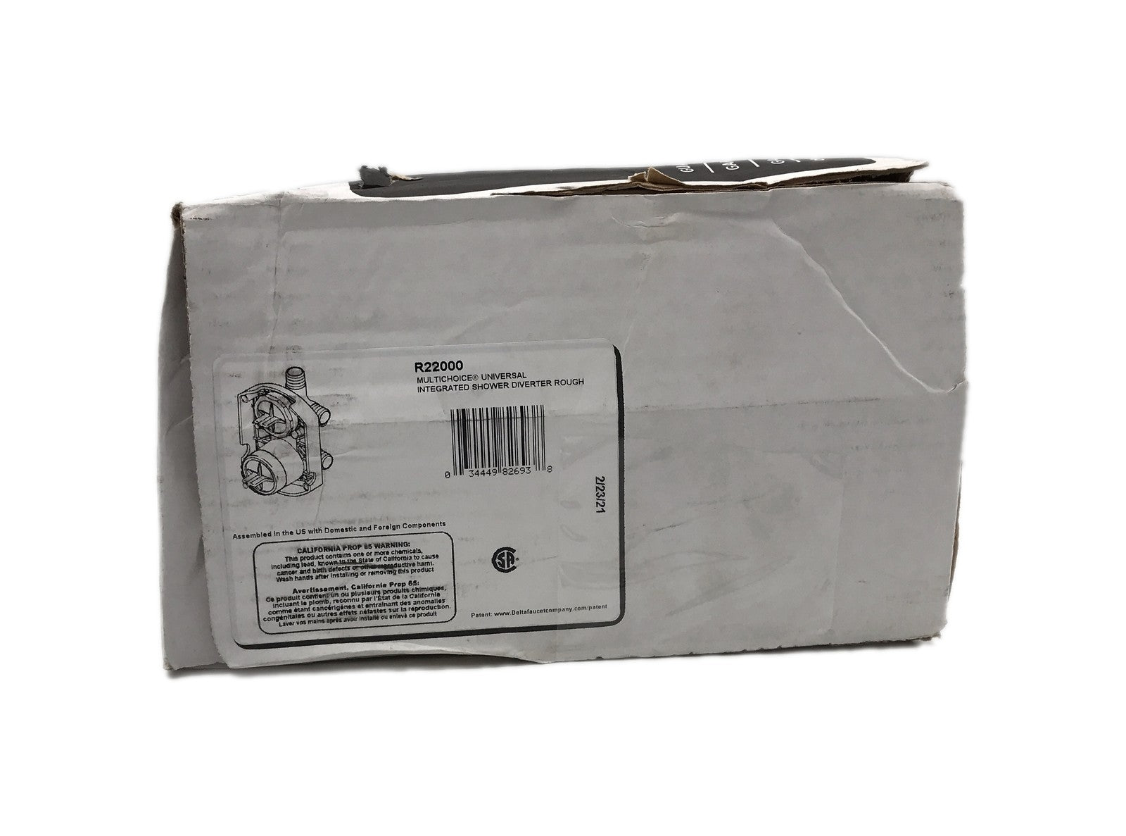 Delta MultiChoice Universal Rough-In Kit with Integrated Diverter