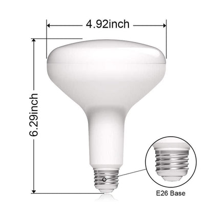 75-Watt Equivalent BR40 Dimmable LED Light Bulb Daylight 12-Pack