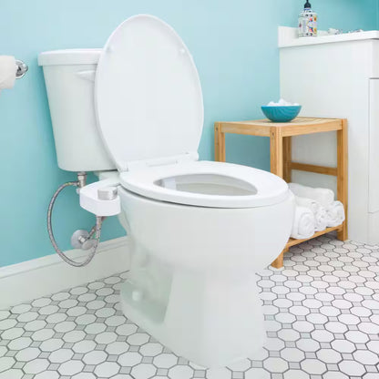 Brondell FreshSpa Comfort+ Ambient Temp Non-Electric Bidet Attachment in White