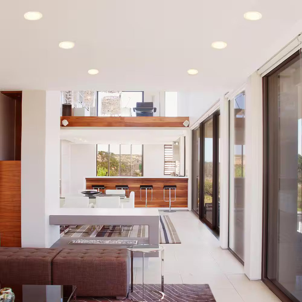 CE Ultra Slim Integrated LED 6 in Round Motion Canless Recessed Light