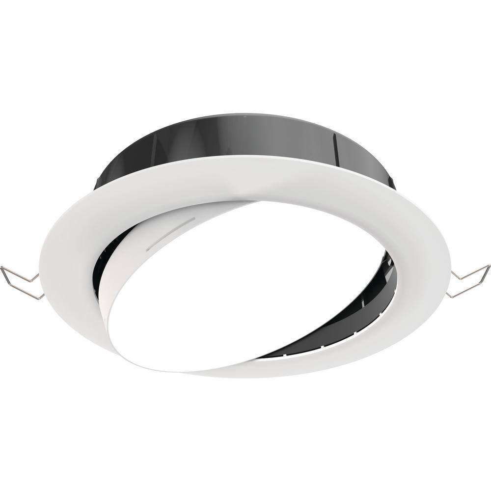 6 in.Tunable Canless Adjustable Integrated LED Recessed Light Downlight Trim