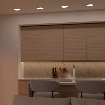 Commercial Electric Box LED 6 in Round Canless Recessed Light Soft White 6-Pack
