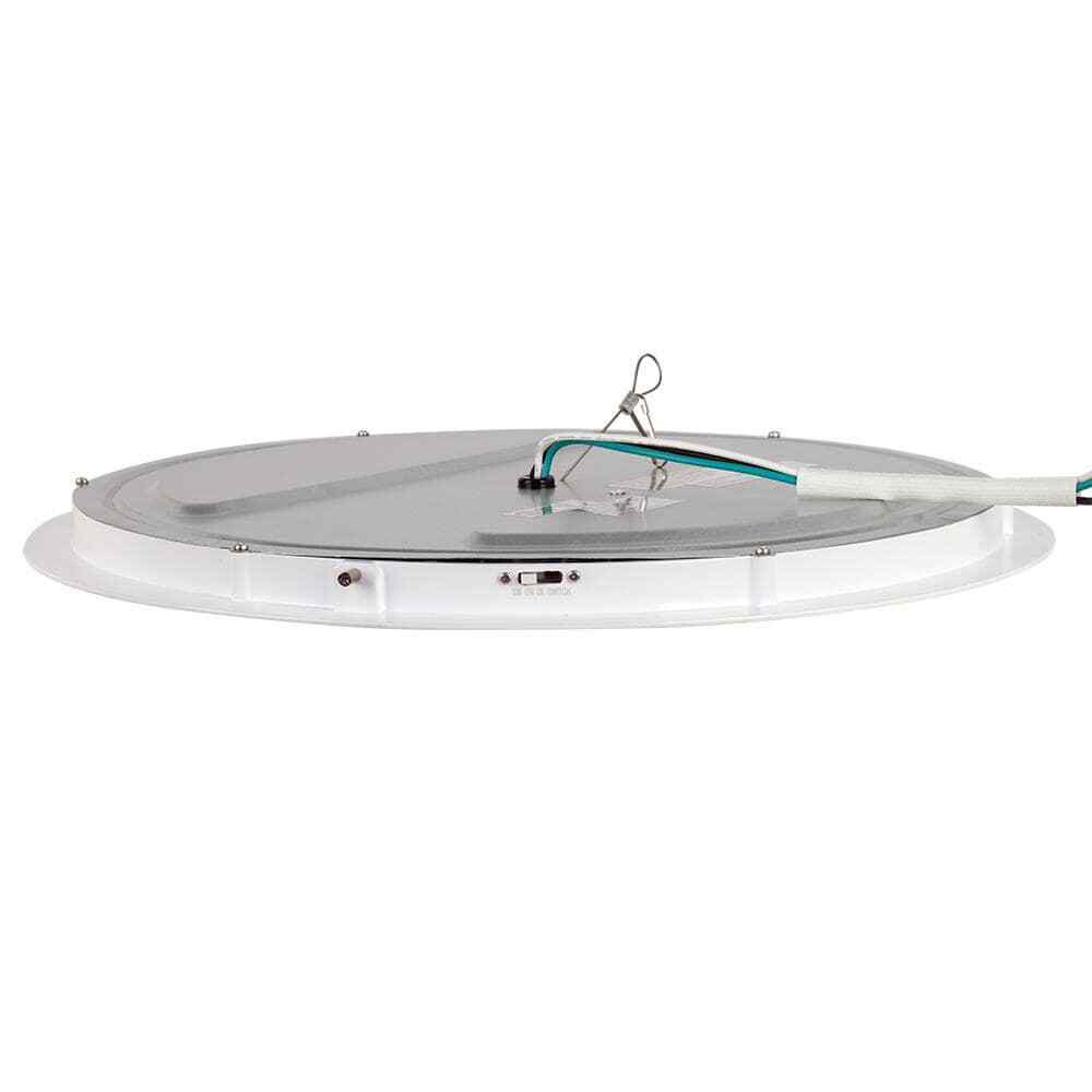 Commercial Electric 15" White LED adjustable 1650 Lum Round Flat Ceiling Light