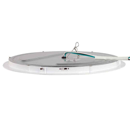  Commercial Electric 15" White LED adjustable 1650 Lum Round Flat Ceiling Light
