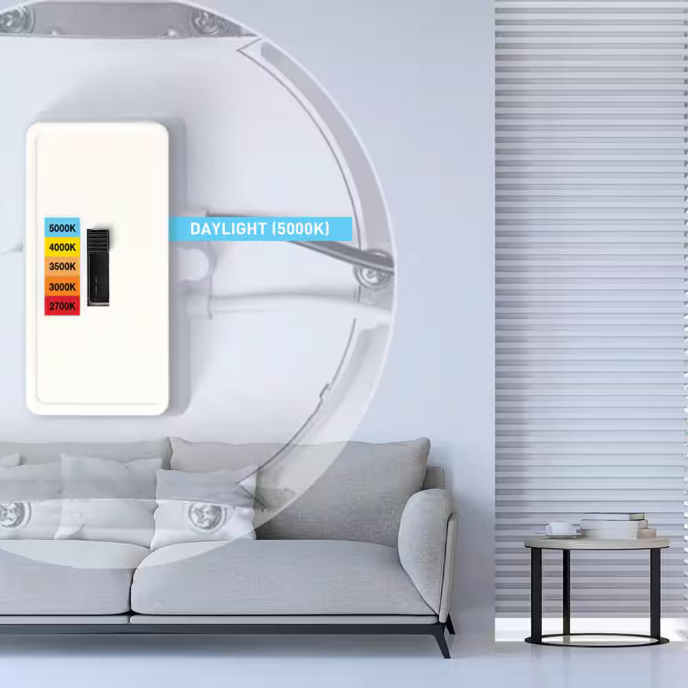 Commercial Electric 6" LED InfinitiEdge Recessed Retrofit Light Trim Adjust CCT