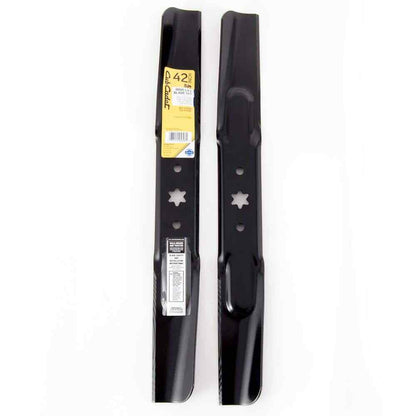 Cub Cadet High Lift Blade Set for 42 in. Riding Lawn Mowers w/ 6-Point Star OEM