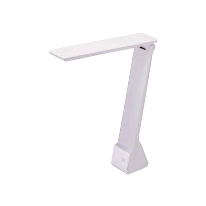 Bostich 11 in. White Battery Powered LED Desk Lamp with Rechargeable Battery