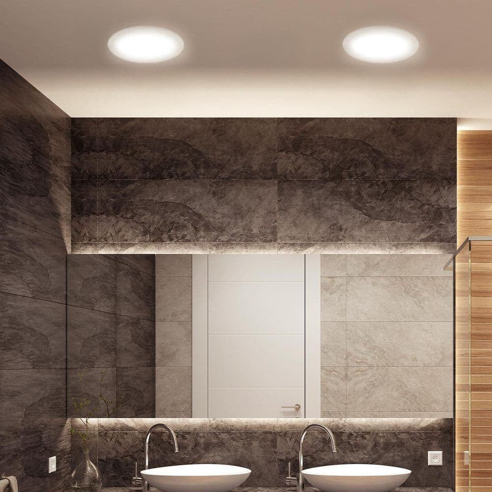 Commercial Electric 10" LED InfinitiEdge Canless Recessed Light Adjustable CCT