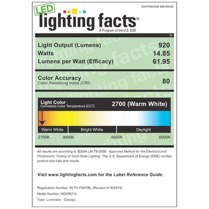 Commercial Electric 11 in. Oil-Rubbed Bronze Integr LED Flush, Frosted, 2-Pack