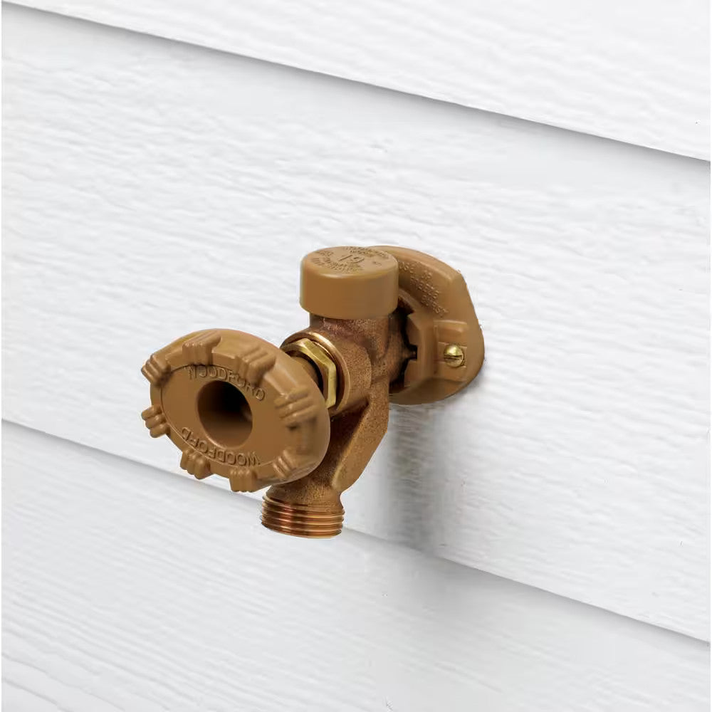 1/2" x 1/2" Brass Sweat x MPT x 10" Freeze-Resistant Anti-Rupture Sillcock Valve