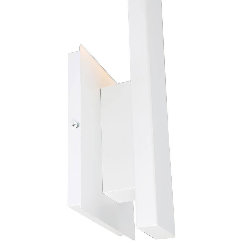 Access Lighting Haus 5 in. White LED Sconce with Acrylic Lens 62160LEDD-WH/ACR