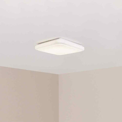 Commercial Electric 12"  Low Profile LED Flush Mount Square Closet Light Fixture