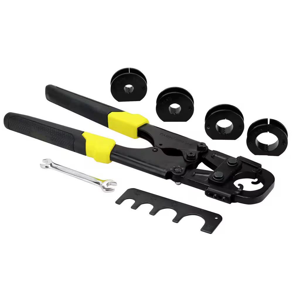 Apollo 3/8 in. to 1in. Multi-Head PEX-B Crimp Tool Kit 69PTKH0015Q