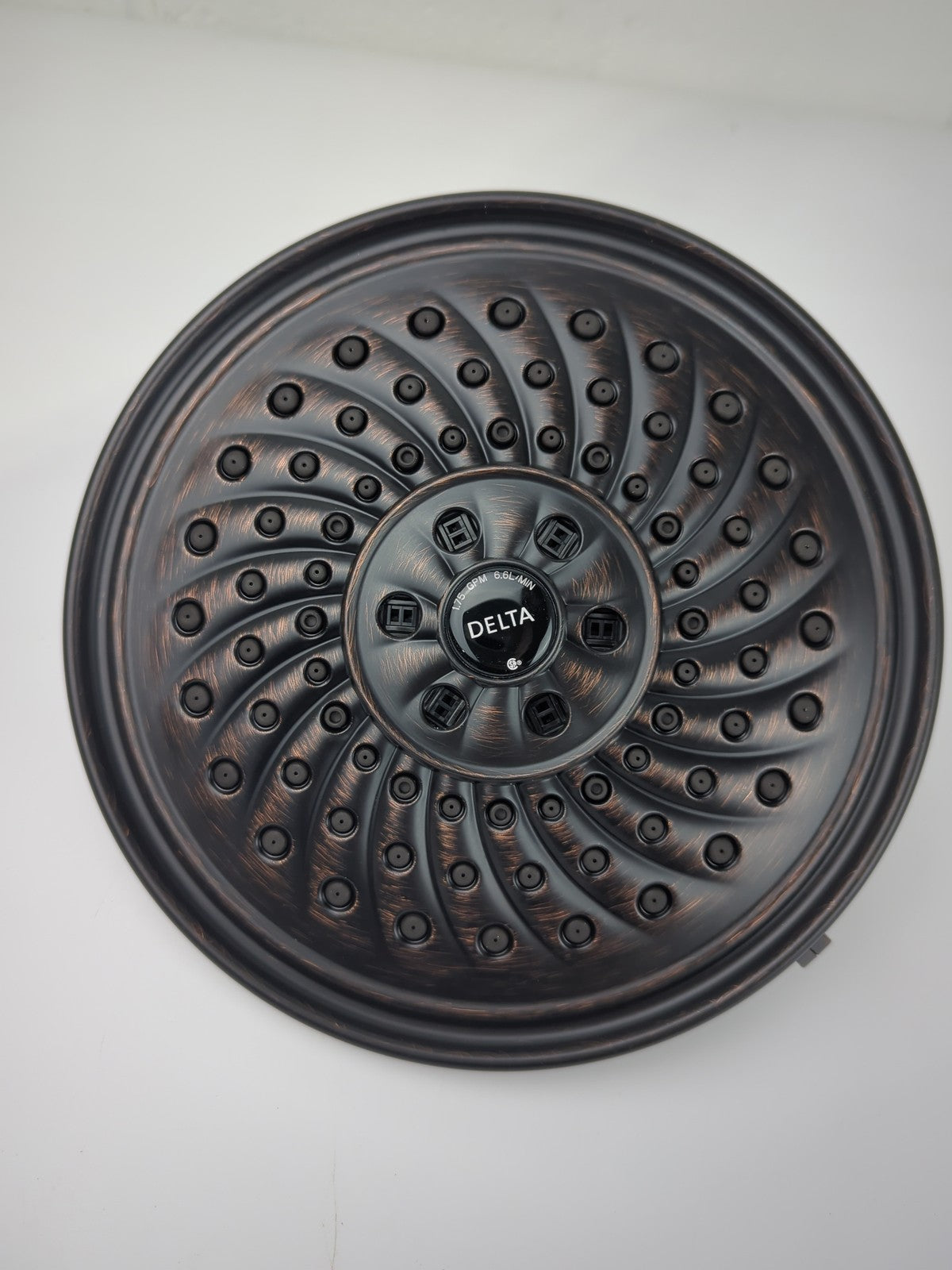 Delta 52687-RB 3-Spray Touch-Clean H2Okinetic Shower Head, Venetian Bronze