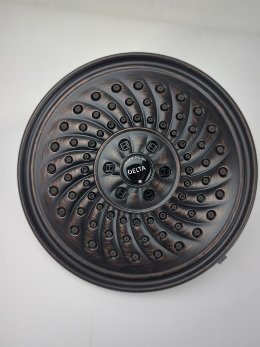 Delta 52687-RB 3-Spray Touch-Clean H2Okinetic Shower Head, Venetian Bronze