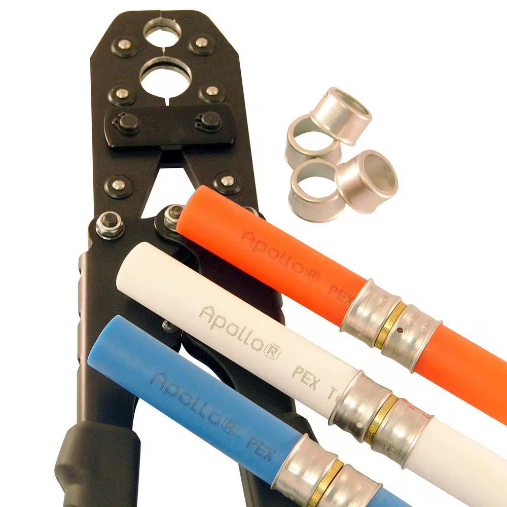 Apollo 1/2 in. and 3/4 in. PEX-B SS Cimp and Sleeve Combo Tool
