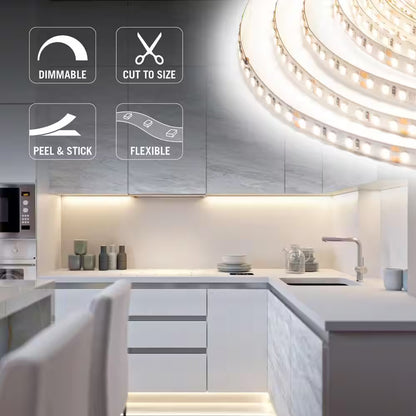 Armacost RibbonFlex Pro LED Tape Light, Bright White (4000K) 120LEDs/M, 32.8"