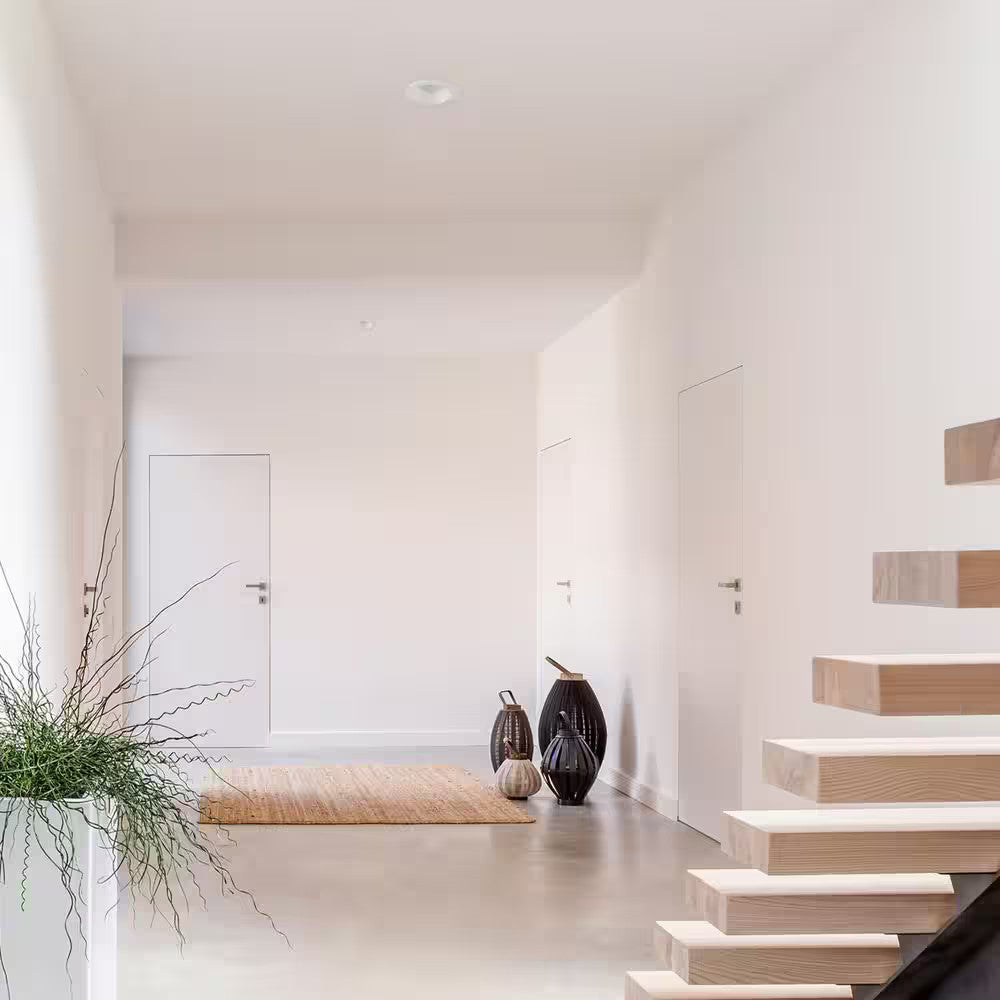 Commercial Electric Ultra Baffle Integrated LED 6 in Round Adj Color Temp, White