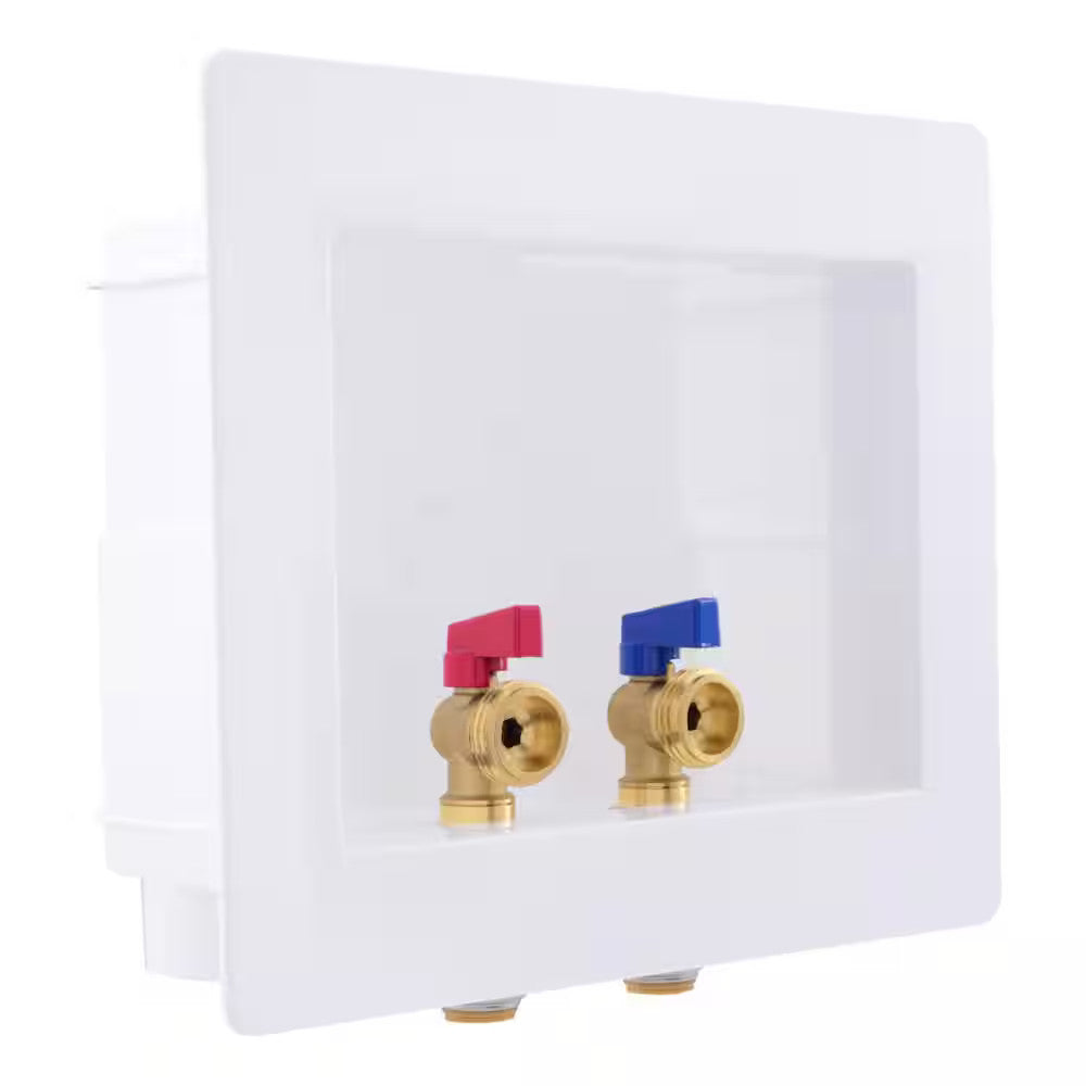 1/2 in. Push-to-Connect x 3/4 in. MHT Brass Washing Machine Outlet Box
