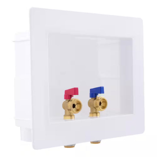 1/2 in. Push-to-Connect x 3/4 in. MHT Brass Washing Machine Outlet Box