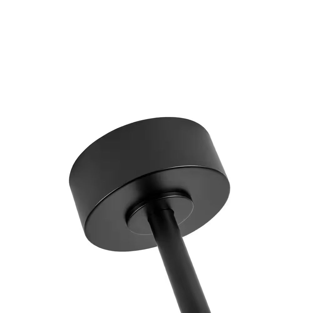 Breezary Melissa 72" 6 Fan Speeds Ceiling Fan, Black w Remote Control Included