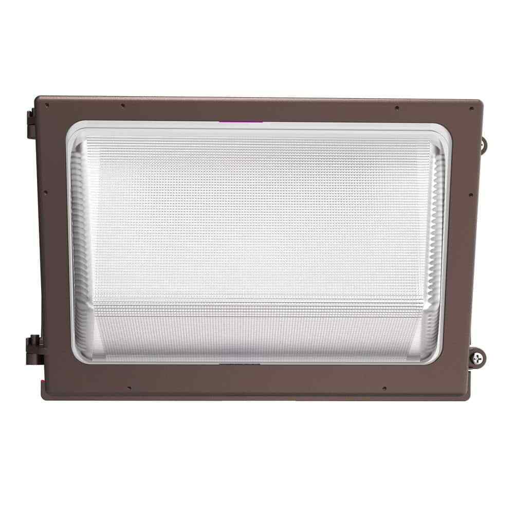 Commercial Electric LED Bronze Dusk to Dawn Wall Pack Light 3000K-5000K