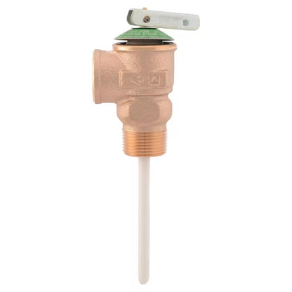 Cash Acme 3/4 in. Bronze NCLX Temperature and Pressure Relief Valve with 1-1/4in
