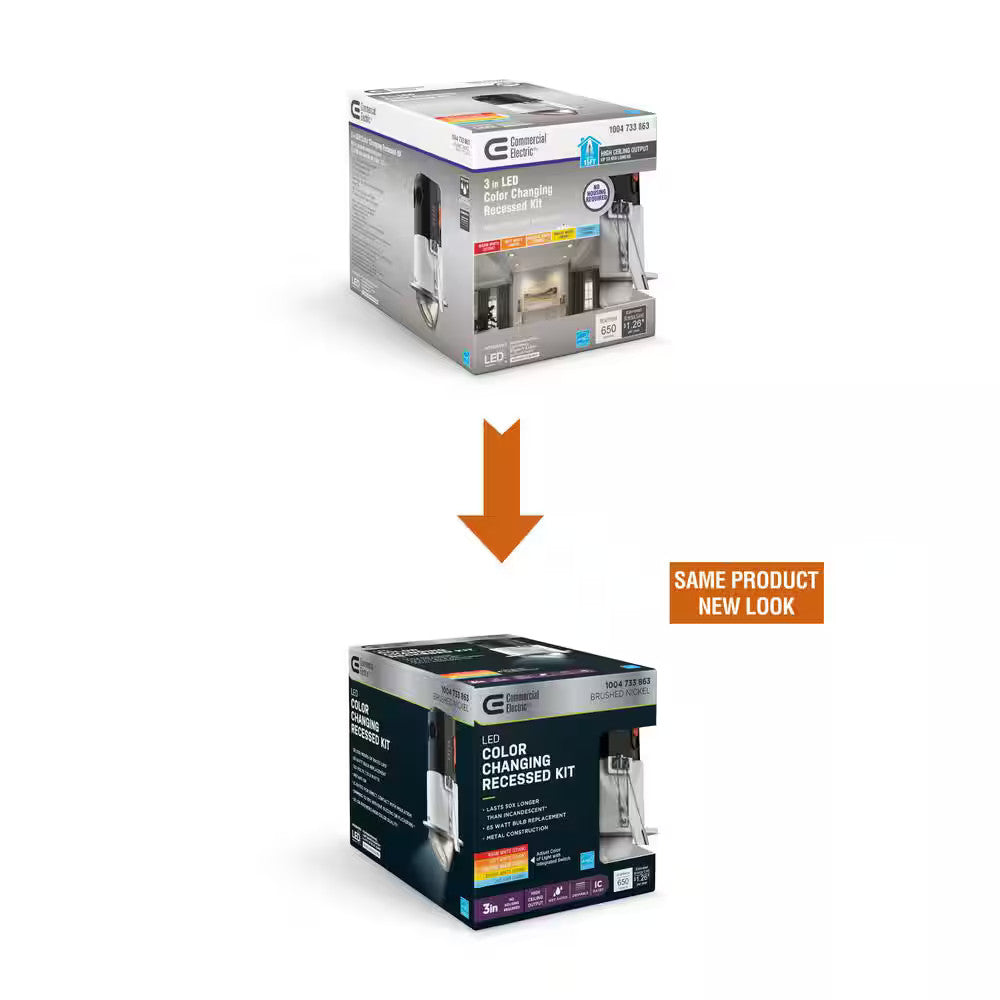 Commercial Electric Premium Downlight 3" Recessed Integrated LED Gimbal Kit