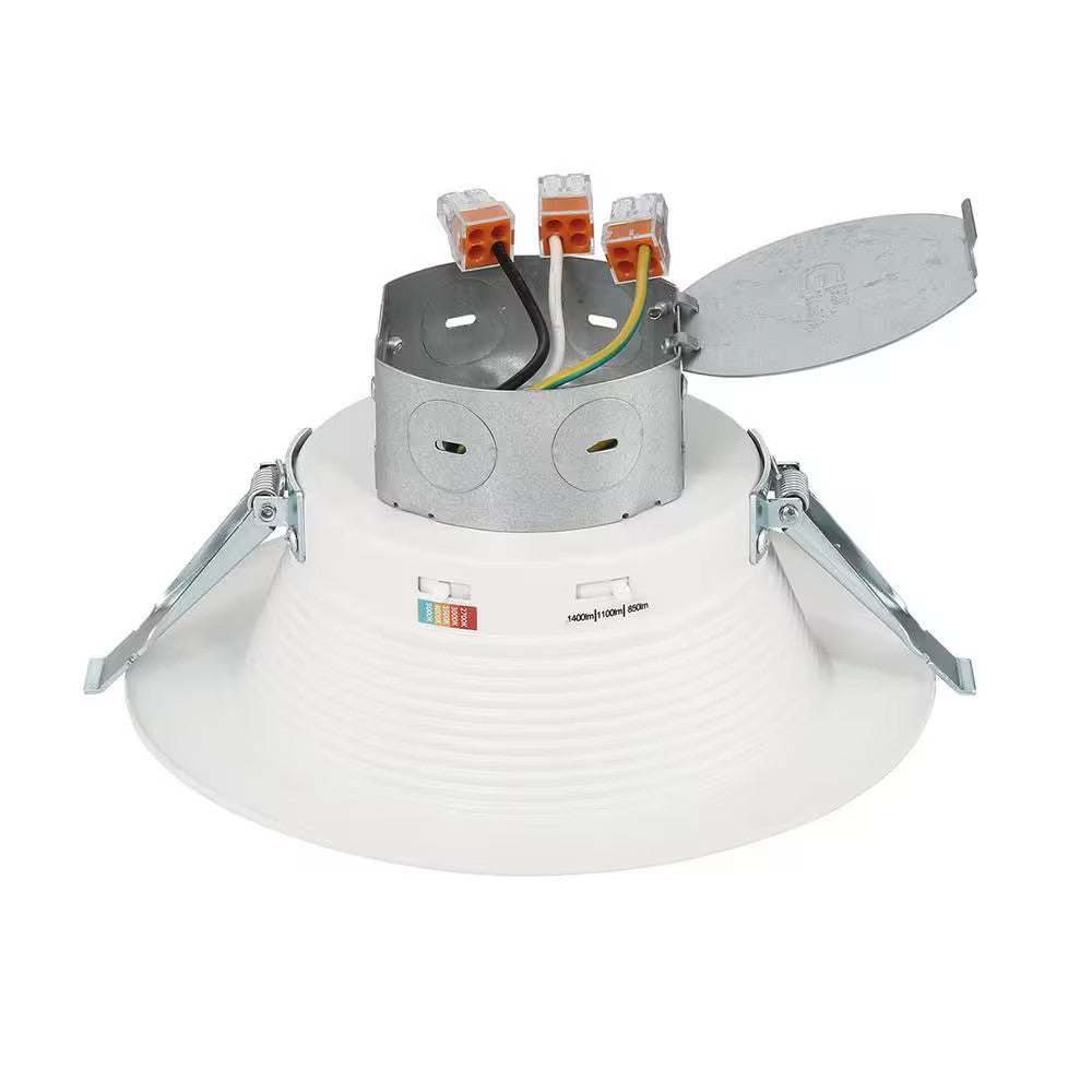 Commercial Electric Easy-Up 6" Canless Selectable CCT LED Recessed Light Kit