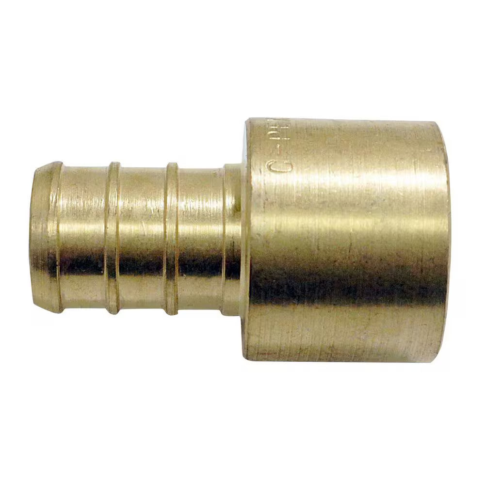 Apollo 1/2 in. Brass PEX-B Barb x 1/2 in. Female Copper Sweat Adapter 10-Pack
