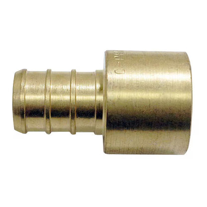 Apollo 1/2 in. Brass PEX-B Barb x 1/2 in. Female Copper Sweat Adapter 10-Pack