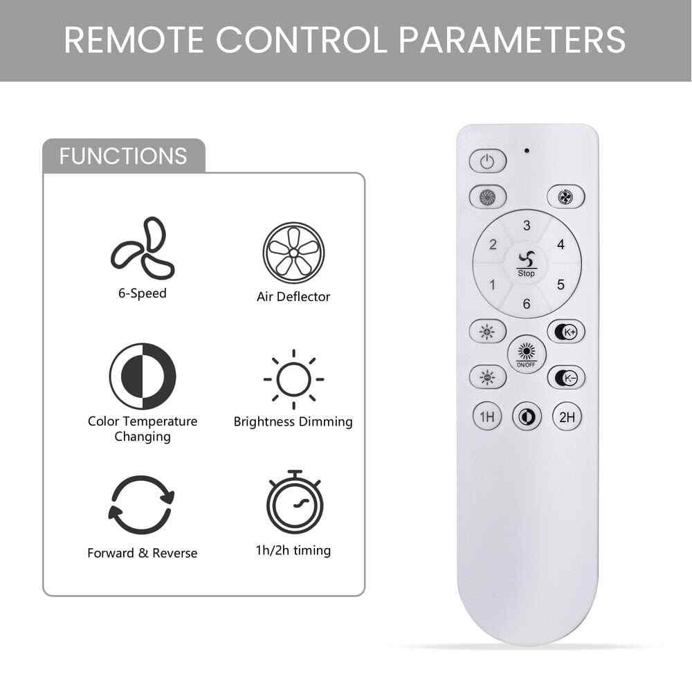 ANTOINE 16 in. Indoor Gray Low Profile Ceiling Fan w/ Dimmable Light & Remote