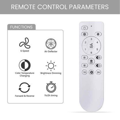 ANTOINE 16 in. Indoor Gray Low Profile Ceiling Fan w/ Dimmable Light & Remote