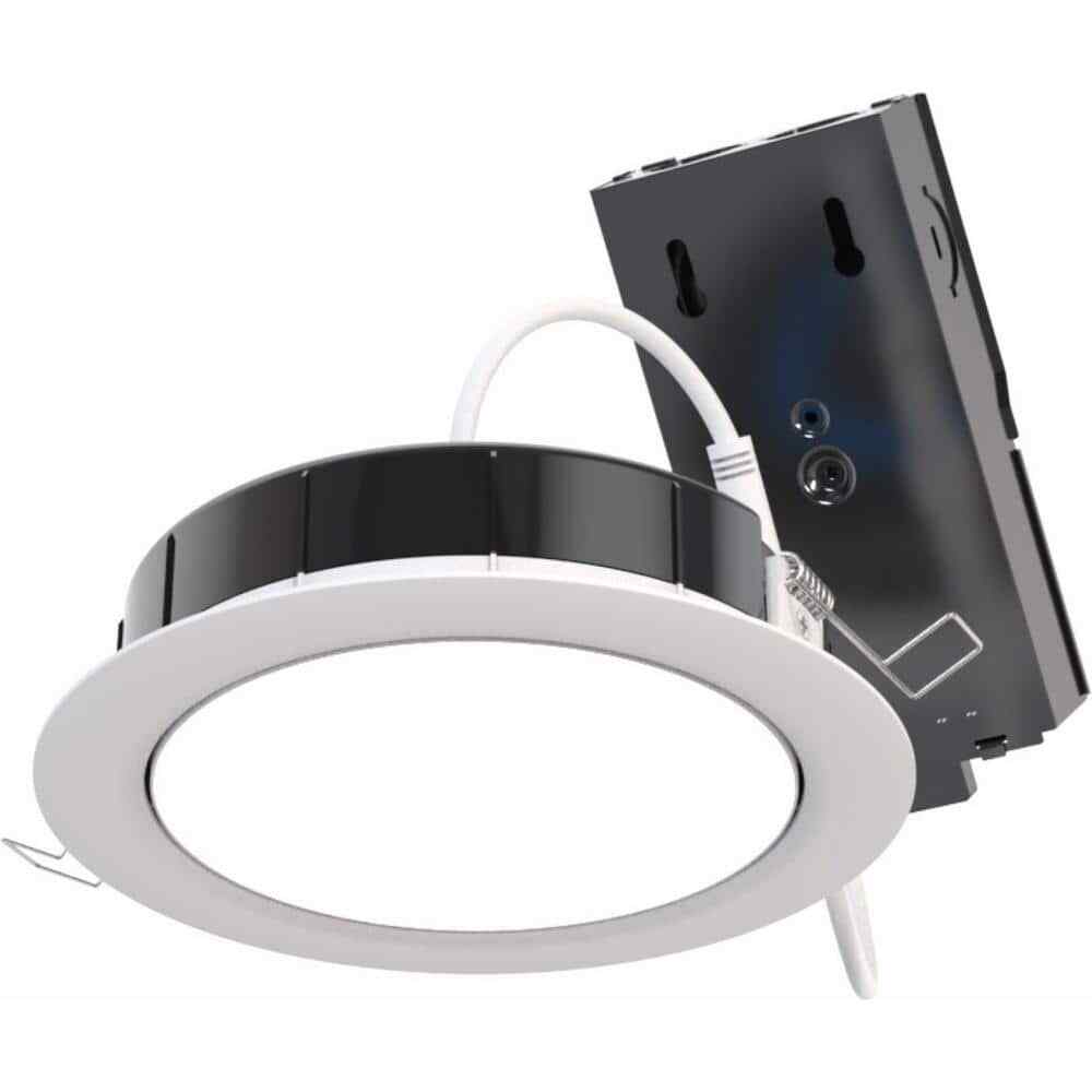 6 in.Tunable Canless Adjustable Integrated LED Recessed Light Downlight Trim