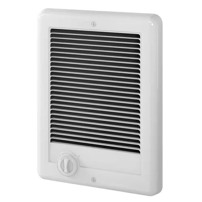 Cadet 120v 1500w Com-Pak In-wall Fan-forced Electric Heater, White, Thermostat
